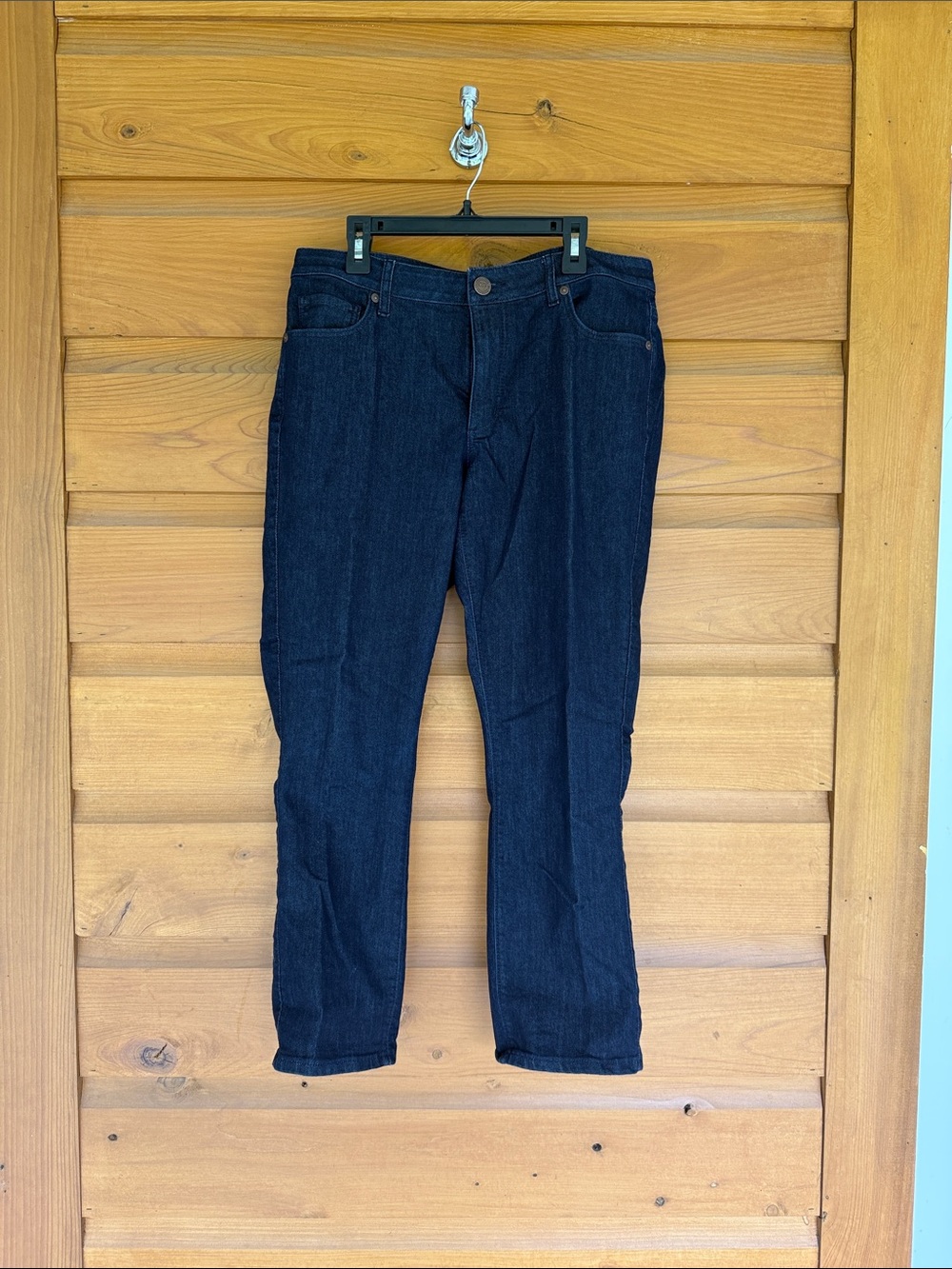 Women’s Loft Jean Curvy kick crop, size 8